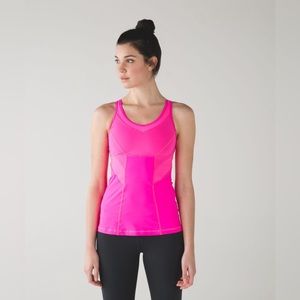 Lululemon Athletica Strap It Like Its Hot Tank Raspberry Glo Light Size 4